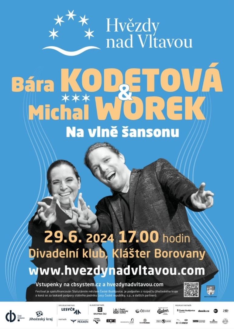 Hvězdy nad Vltavou BÁRA KODETOVÁ A MICHAL WOREK: NA VLNĚ ŠANSONU