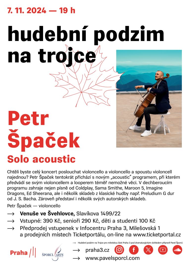 Hudební podzim na Trojce - Petr Špaček -Solo acoustic